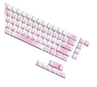 Pffiocix 74-Key keycaps gattino tema lato stampato traslucido Keycap migliora l'uso notturno per vari meccanici