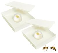 Pffiocix Attrezzatura quadrata di apicoltura dell'ABS di grande capacità dell'alimentatore 6L dell'acqua misura per gli alveari di Langstroth Nessuno Spill Design apicoltura fornisce l'alimentatore