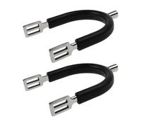 Pffiocix Cavallo Paraurti Spur Sostituzione Gomma Coperto Western Boy Mens Roping Attrezzature da competizione Cavallo coperto di Gomma Per Uomini Donne Mens Roping