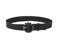Pffiocix Cintura tradizionale intrecciata a catena per le donne Prom Banquet Club Party Hot Girl Semplice Elegante Cintura Casual Tendenza Tessuto, Nero , Taglia unica