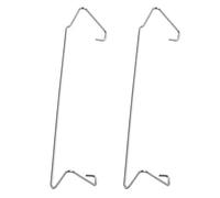 Pffiocix Clip per ventola di raffreddamento CPU del computer, in acciaio | Fibbie per ventola del tubo di calore, staffe in acciaio elastico per ventola CPU, staffe fisse, facili da costruire, 1 paio