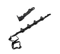 Pffiocix General Roof-Mounted Fishing Post Carrier 20s Setup Seatbelt Grade Durability On-the-Go Rubber Band Rod Morsetti