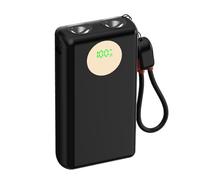 Pffiocix Portatile 2x21700 Shell 22.5W Ricarica Rapida Indicatori LED Input Tipo-C Uscita USB Set di batterie Senza saldatura