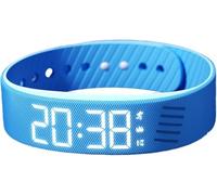 PFHFRJZLQ Orologio con sveglia, bracciale digitale, sveglia silenziosa, vibrazione, sport, smartwatch senza snooze per viaggi, scuola, sport, attività all'aperto, sonno pesante