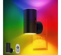 PFHHUDCV LED Night Light Plug in, Modern Night Lights Plug Into Wall, Dusk to Dawn Sensor, Soft White, 0-100LM Adjustable Brightness, Dimmable Night Lights for Hallway Bedroom Stairway