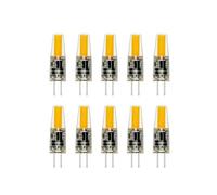 PFHSKLCWY Lampadina 10 PZ Dimmerabile Mini G4 LED Lampada COB 6 W Lampadina AC DC 12 V 220 V Luci di candela Sostituisci 30 W 40 W Alogena for Lampadario Faretto Illuminazione(Cold White,G4 DC12V)