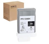 PFI-120 - Cartuccia di inchiostro pigmentato nero PFI120, ricambio per Canon PFI-120BK, compatibile con stampanti Canon ImagePROGRAF TM-200, TM-205, TM-300, TM-305, GP-200, GP-300, 130 ml, 2885C001AA