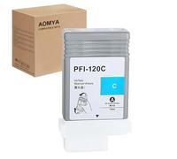 PFI-120 Cartuccia d'inchiostro pigmentato ciano PFI120 di ricambio per Canon PFI-120C compatibile per stampante Canon ImagePROGRAF TM-200 TM-205 TM-300 TM-305 GP-200 GP-300, 130 ml, 2886C001AA