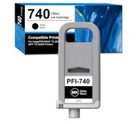 PFI-740 - Cartuccia di ricambio per cartuccia d'inchiostro PFI740 PFI-740MBK PFI 740 4768C001, ricambio per Canon imagePROGRAF TZ-30000 TZ-30000 MFP (1 nero opaco)
