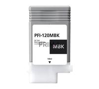PFI120 Nero Opaco 130ml Cartuccia Per Plotter Canon imagePROGRAF TM-200, TM-300