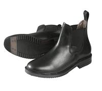 PFIFF 011499 - Stivaletti da equitazione in vera pelle, unisex, 45, colore: Nero