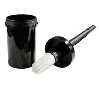 PFIFF 100555 - Pennello per Zoccoli, con Contenitore, richiudibile, Colore: Nero