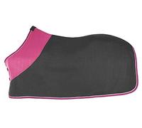 PFIFF 100983 - Coperta in pile per cavalli, colore: grigio/rosa, 145