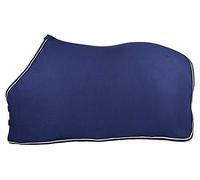 PFIFF 101496 Pferde Polarfleece Decke Pauline, Fleecedecke Pferdedecke, Blau 155
