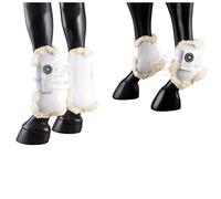 PFIFF 102303-1-Full - Ghette con Pelliccia Sintetica, Taglia L, Colore: Bianco