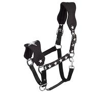 PFIFF 102554 - Cavezza asterisca, in plastica, in pile polare, ricamabile, colore: nero