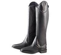 PFIFF 102823 - Chaps "Glamour", in ecopelle, colore: Nero 12