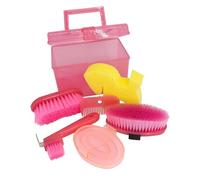 PFIFF 103116 - Scatola per la pulizia "Petit Glitter", colore: Rosa