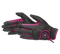 PFIFF 742127, Guanto Donna, Nero/Rosa, M