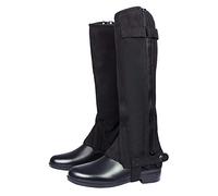 PFIFF Capsule da Equitazione Bente con Gambo Normale, Minichaps Unisex-Bambini e Ragazzi, Nero, 6 Jahre Normalschaft