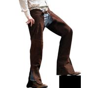 Pfiff, Ghette in Pelle Unisex, Marrone (Braun), XS