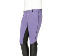 PFIFF, Pantaloni da equitazione Bambino Franka, Viola (Lila), 122 cm