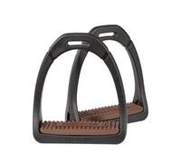 PFIFF Staffe in plastica, Nero e Marrone