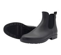 PFIFF Stivaletti Jodhpur in PVC con fodera interna, stivali invernali foderati, neri, per bambini e donne, 29-42, Nero, 38 EU