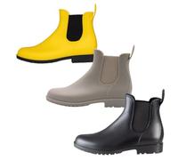PFIFF Stivaletto Jodhpur in PVC, da donna, nero, giallo, grigio, 29-42, giallo., 37 EU