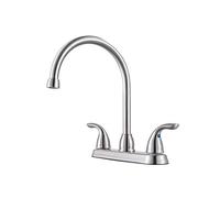 Pfister G136-200S - Miscelatore per lavello serie Pfirst a 2 maniglie in acciaio inox, 1,8 gpm