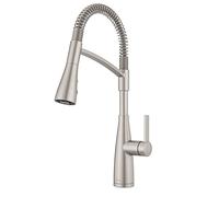 Pfister Kwan High Arc Culinary Kitchen Sink Rubinetto con Pull Down Spruzzatore in Spot Defense Finitura In Acciaio Inox F5297KWCGS