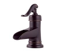 PFISTER LF-M42-YPYY Ashfield-Miscelatore monocomando per bagno, colore: Bronzo Toscano, 1,2 gpm, Confezione da 1 pz
