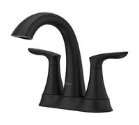 Pfister LG48WRPB Weller - Centri a 2 maniglie, 10,2 cm, nero opaco