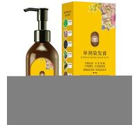 Pflanzliche Haarfarbe - Natürliche Pflanzliche Haarfarbe,Pflanzenbasiertes Sanftes Färbendes Shampoo Creme Für Ehemann Ehefrau Freund Freundin