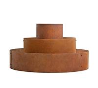 Pflanzpyramide Aiuola Alta Pflanzring Spirale Erbe Ruggine Ø 40/80/120 CM