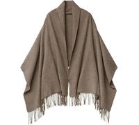 PFLife Sciarpa di Cashmere Per Le Donne 80'' * 27'' Regalo Pashmina Scialli e Wraps Spessore Oversize Inverno Morbido e Caldo (A-Kaki)