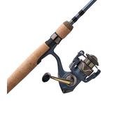 Pflueger Bobina di filatura e canna da pesca President 6'6", leggera, 2 pezzi asta in grafite, bobina da 25, bobina in alluminio