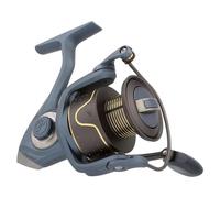 Pflueger President Mulinello da pesca spinning, misura 40, sistema con 10 cuscinetti a sfera in acciaio inox, frizione frontale in feltro ad olio sigillato, struttura leggera in grafite