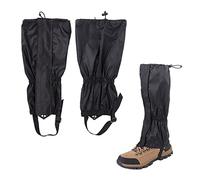 PFLYPF 1 paio di marce all'aperto, navata impermeabile, copertura per scarpe da deserto, coperta da neve, copertura piedi per escursioni, alpinismo, sci unisex (nero)