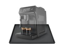 PFLYPF 1 Tappetino per Macchina da caffè, Mixer, Tappetino in Silicone, Tappetino Antiscivolo per Robot da Cucina, macinacaffè, tovaglia, Utensili da Barista, Adatto per Cucina, Sala da Pranzo (Nero)