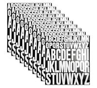 PFLYPF 10 Adesivi per Lettere Impermeabili, Adesivi per Lettere in Vinile autoadesivi, Logo per Decalcomanie per Lettere Fai-da-Te, Adatti per Album di Ritagli, Biglietti di Auguri, Cucina (Bianco)