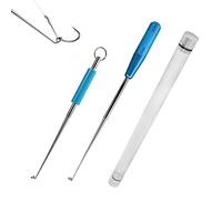 PFLYPF 2 pezzi di rimozione ami da pesca in acciaio inox, rimozione ganci portatili, accessori da pesca, attrezzi da pesca, attrezzi per la pesca in mare, pesca rocciosa ecc.