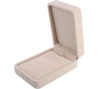 PFLYPF 2 scatole per gioielli da donna, con 2 panni in argento, cofanetto portagioielli in flanella, portagioie portatile, scatola portaoggetti, adatto per donne e ragazze, Argento