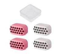 PFLYPF Set di 4 allenatori muscolari della mascella, strumento di masticazione del viso, del collo, esercizio della doppia menzione, modellatore della mascella, allenatore del viso per uomini e donne.