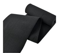 PFMSAAF Elastico per Cucito Nastro Elastico Largo 1 Metro | Cintura in nastro di gomma for indumenti con cinturino in vita morbida for cucire(Black,15cm)