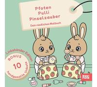 Pfoten Pulli Pinselzauber. Dein niedliches Malbuch: Linkshänder Edition. Cozy und kawaii Motive zum Entspannen für Kinder, Teenager und Erwachsene