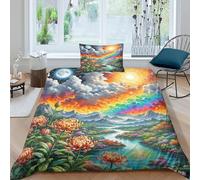 PFQHUAIDH Protea Cynaroides Set Copripiumino Letto E Federe 2 Pezzi Flowers Stampa 3D Set Di Biancheria Da Letto Con Chiusura Lampo Morbido Confortevole Per Adulti E Bambini Single(135x200cm)