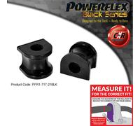 PFR1-717-21BLK Powerflex Neri Supporti Barra Stabilizzatrice Posteriore 21Mm