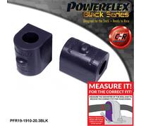PFR19-1910-20.3BLK Powerflex Nero Paraurti Posteriore Antiribaltamento Supporti