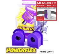 PFR19-209-14 Powerflex Road Posteriore Anti Rollio Barra Supporto Spazzole 14mm